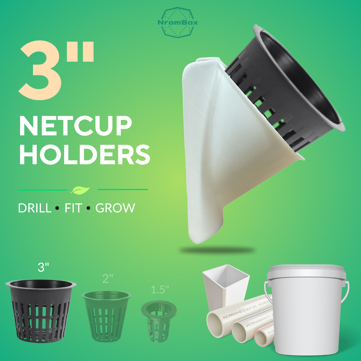3" Net Cup Holders