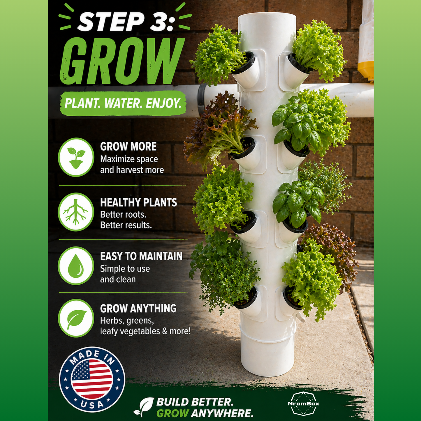 2” Net Pot Holder (18 Pack) – Snap-Fit for 4” PVC | Made in USA