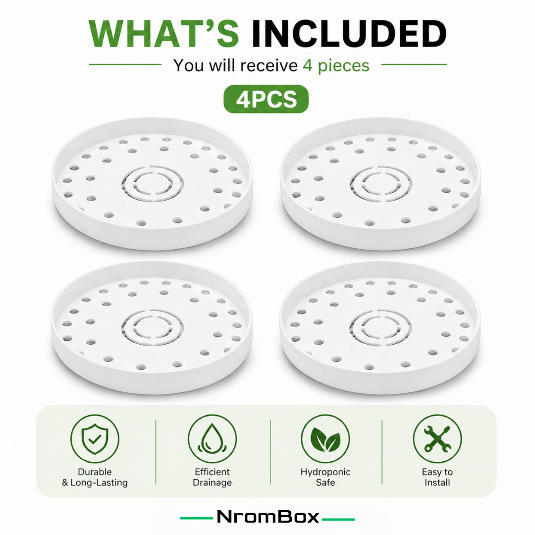 Hydroponic Drain Cap for 4” PVC Vertical Tower